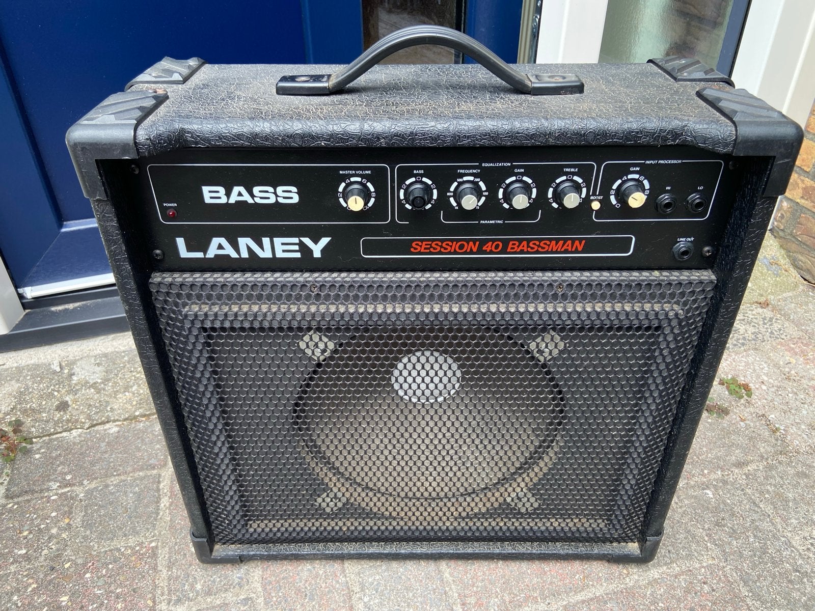 Laney Session 40 Bassman basgitaarversterker, Ophalen, Gebruikt