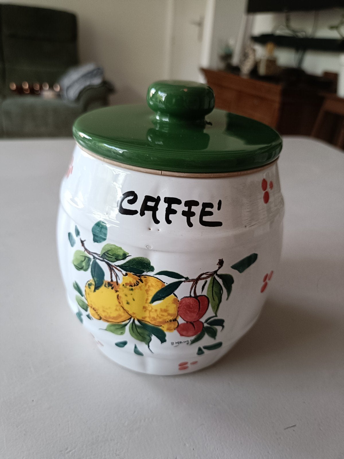 Italiaanse keramieken koffiepot B Maug, Ophalen of Verzenden