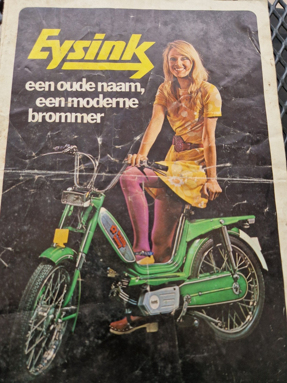 Folder Eysink bromfiets, Ophalen of Verzenden