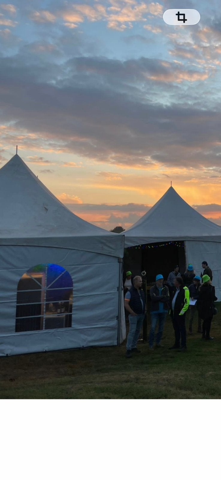 Partytent, Ophalen, Gebruikt, 5 tot 8 meter