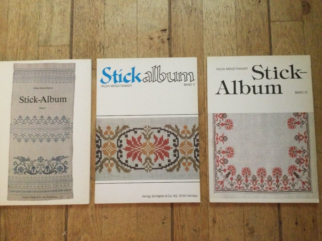 Stick album delen I, II en III, Ophalen of Verzenden, Zo goed als nieuw, Handborduren, Patroon