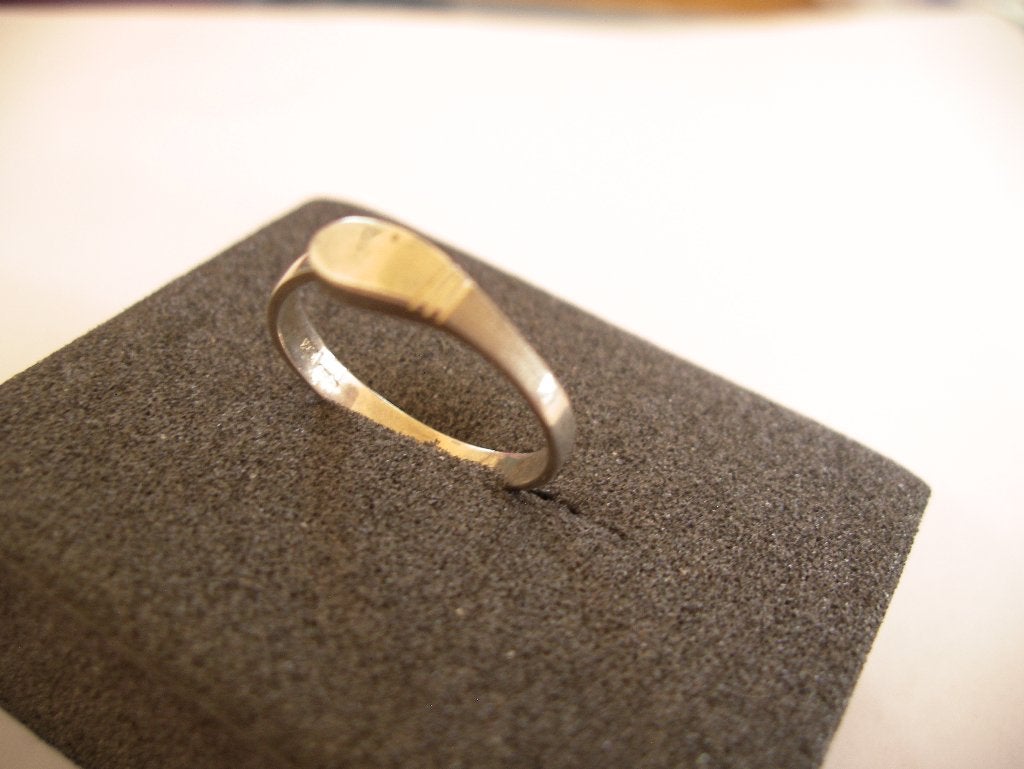 Een mooie Smalle Zilveren Fantasie Ring, Verzenden, Zilver, Ring