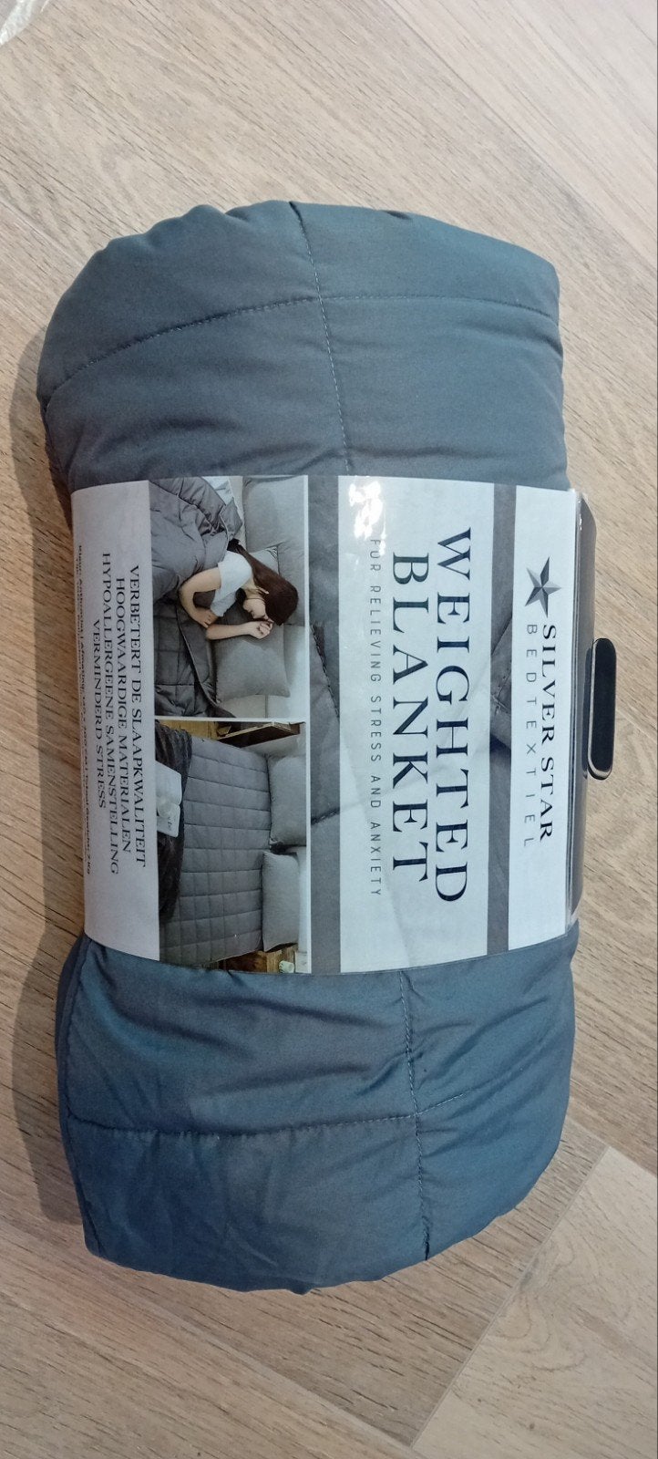 Verzwaringsdeken Antraciet 140x200 cm - 7 kg, Ophalen of Verzenden, Nieuw, Grijs