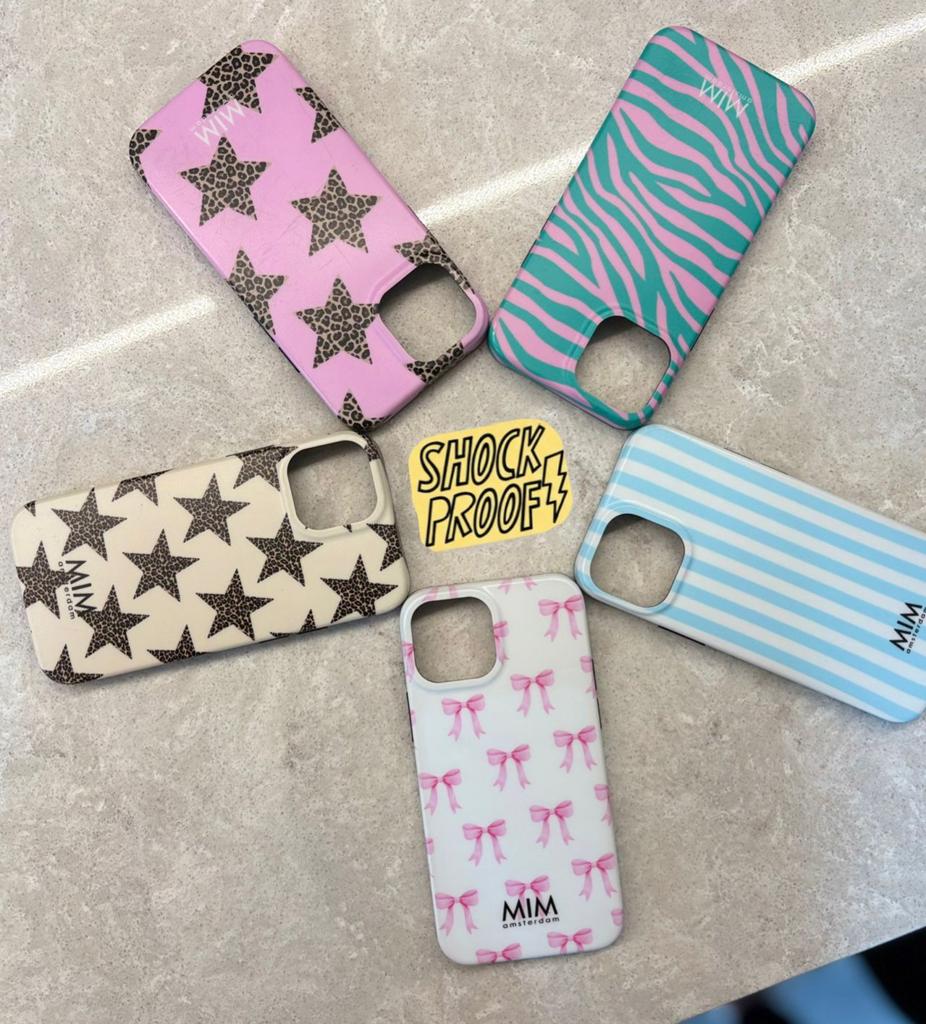 5 MIM Amsterdaam telefoon hoesjes iphone 12/13 mini, Kunststof, Overige merken, Frontje of Cover, Ophalen of Verzenden