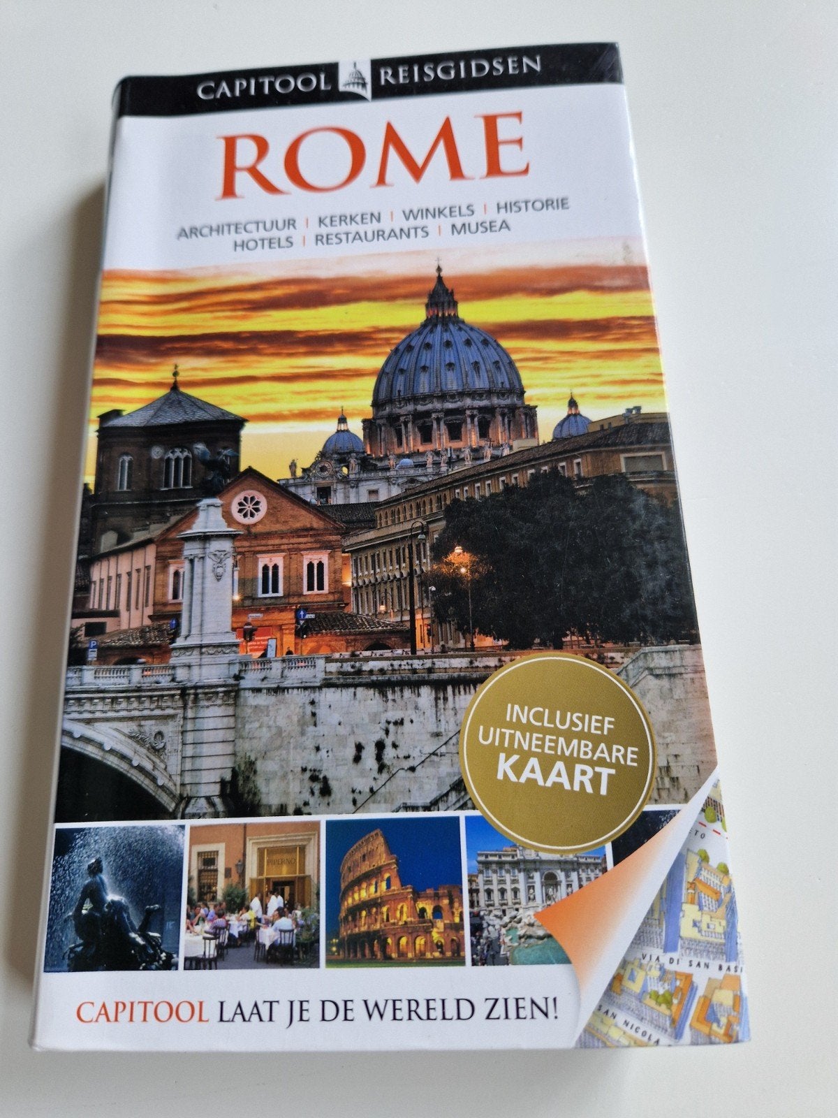 Capitool Reisgids Rome - Inclusief uitneembare kaart, Boeken, Reisgidsen, Capitool, Europa, Ophalen of Verzenden, Zo goed als nieuw