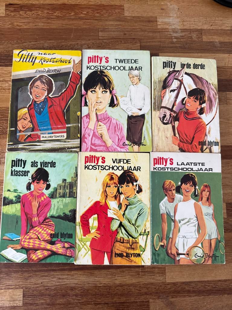 Pitty Kostschool Serie - 6 Boeken van Enid Blyton, Boeken, Ophalen of Verzenden, Gelezen, Fictie algemeen