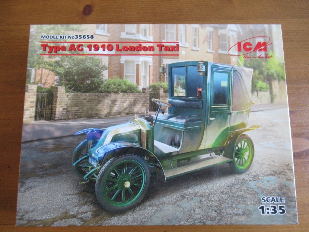 Type AG 1910 London Taxi (ICM 1/35), Overige merken, Auto, 1:32 tot 1:50, Nieuw