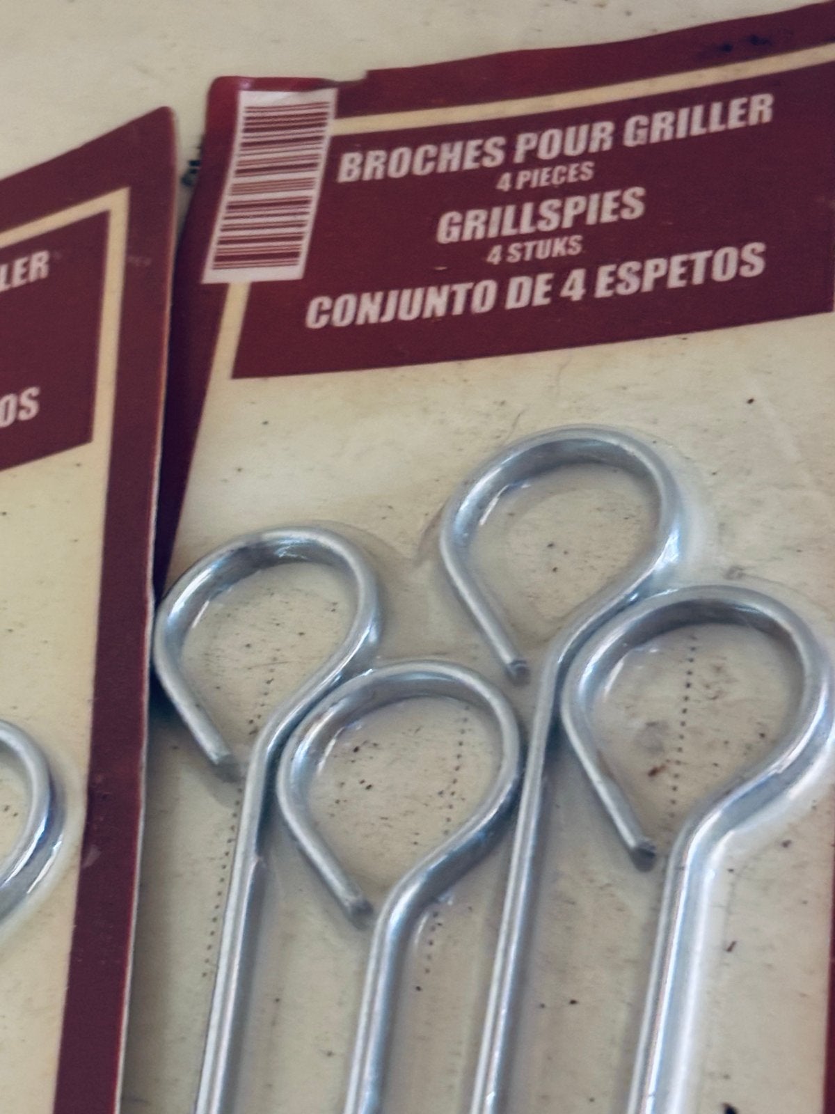 Grillspiezen - 4 stuks per verpakking, Ophalen of Verzenden, Nieuw
