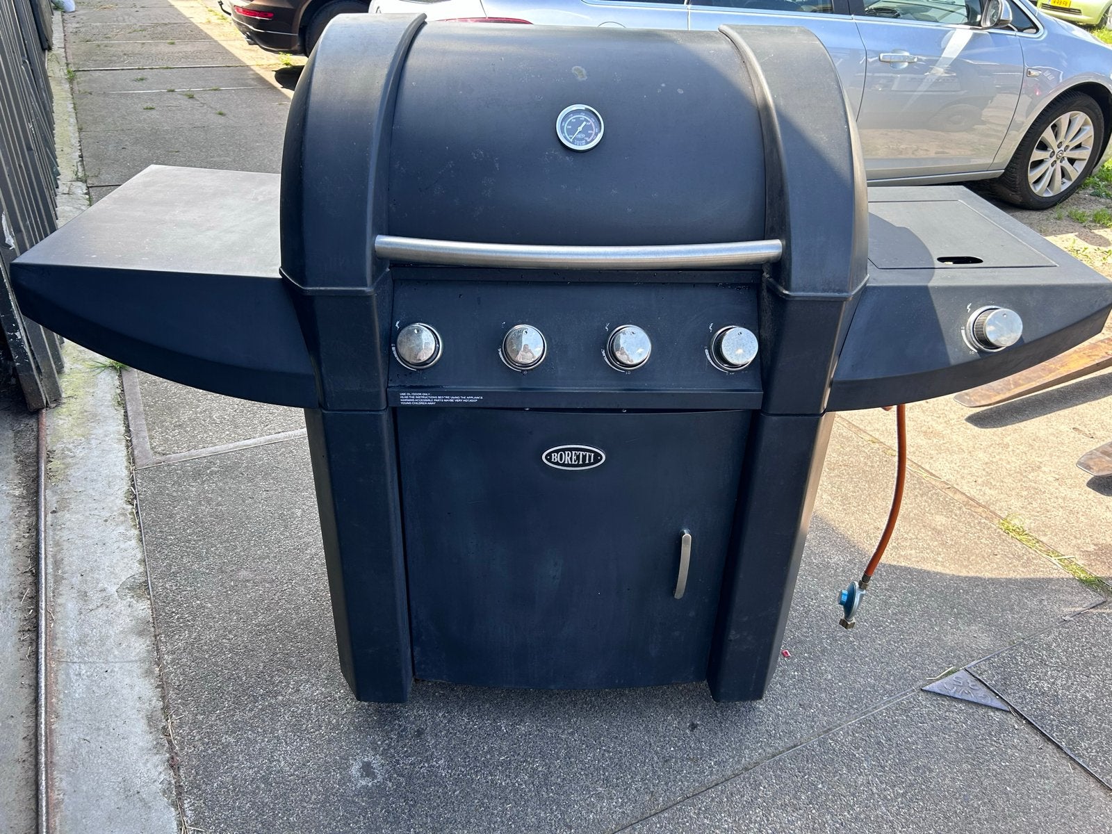Boretti Robusto Gasbarbecue met afdekhoes, Ophalen, Gebruikt