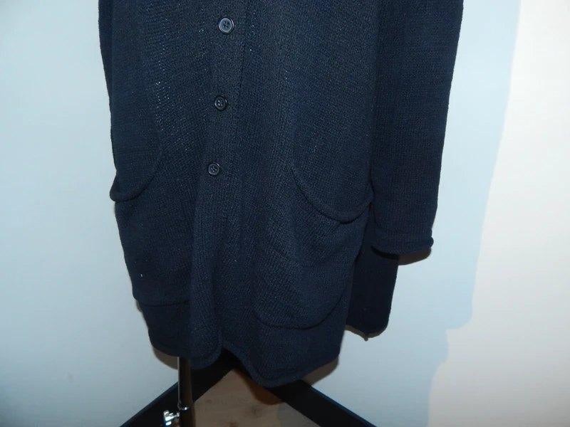 Rundholz zwart gebreid vest lager model oversized S/M/L/XL, Verzenden, Zwart, Rundholz, Zo goed als nieuw