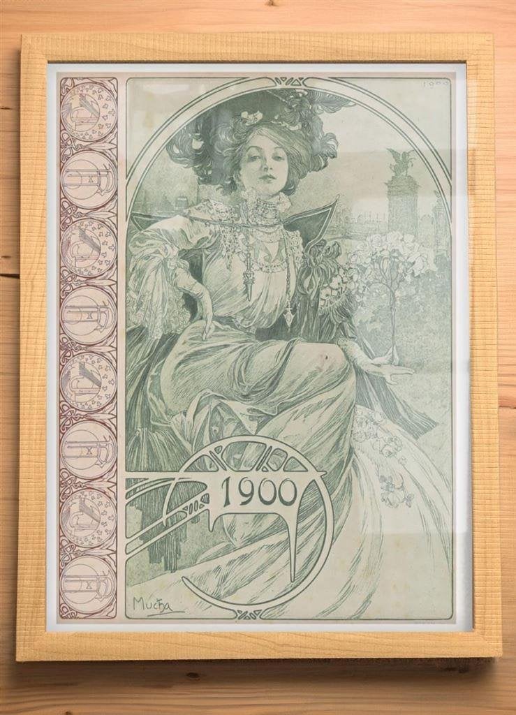 [Poster in Frame] Alphonse Mucha Paris 1900 #1, Verzenden