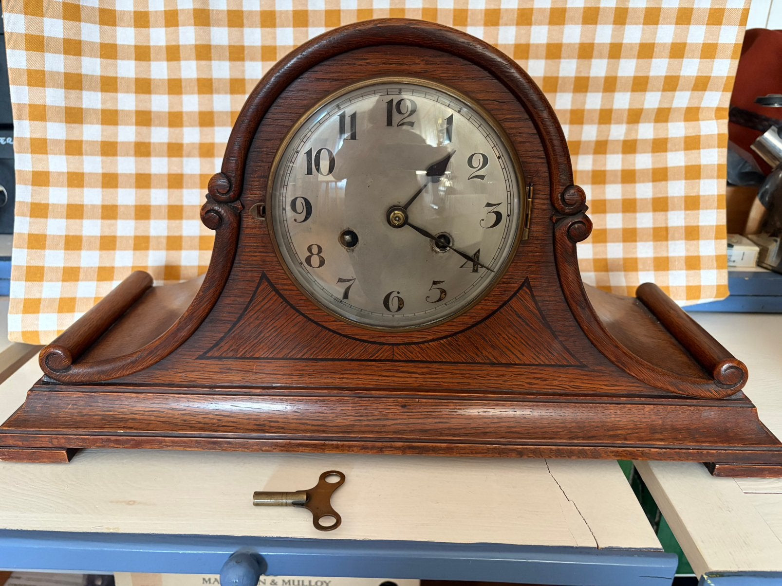 Pendule, gerestaureerd door erkend bedrijf/ klokkenmaker. ., Ophalen