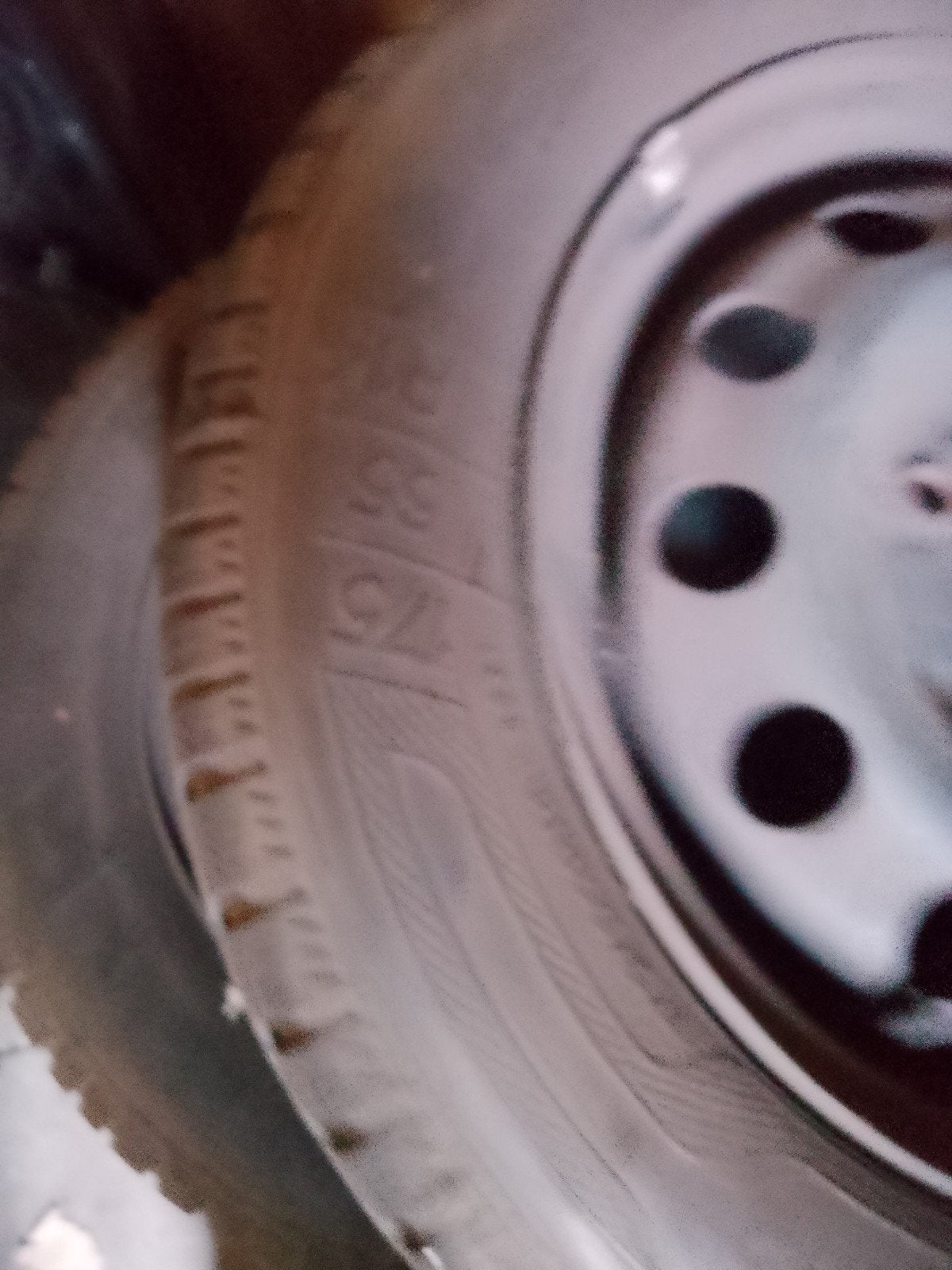 winterbanden op stalen velgen, Ophalen, Gebruikt