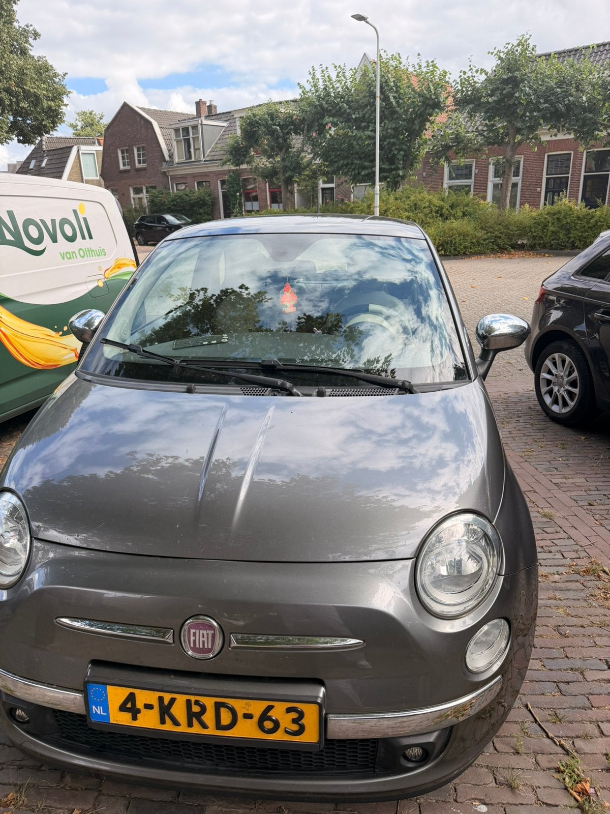 Fiat 500 - 12/2009 Grijs, Voorwielaandrijving, Start-stop-systeem, 1242 cc, 4 cilinders