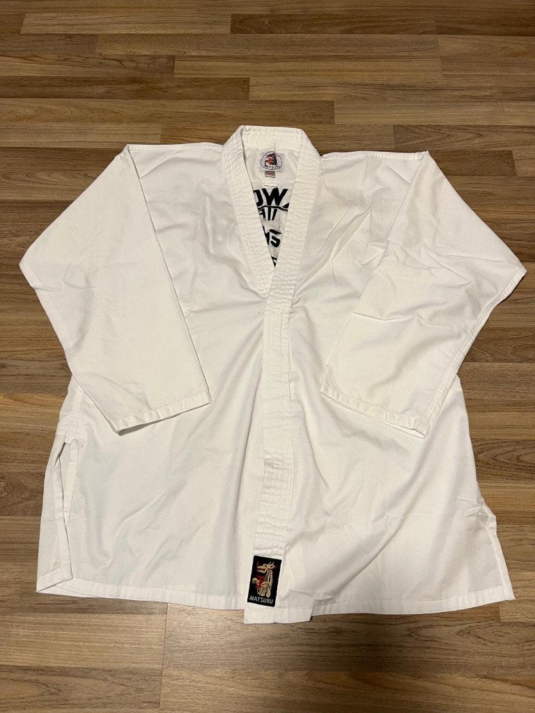 ITF Taekwon-Do pak Matsuru, Gebruikt, Maat XL, Vechtsportkleding, Verzenden