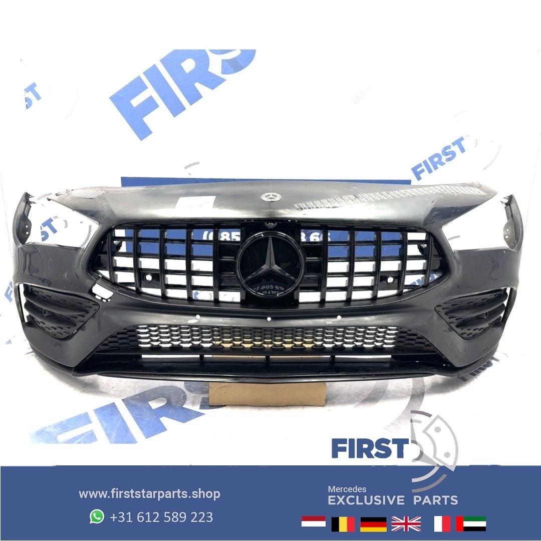 W118 C118 X118 CLA AMG LINE VOORBUMPER COMPLEET + GT PANAMER, Gebruikt, -, Voor, Ophalen of Verzenden