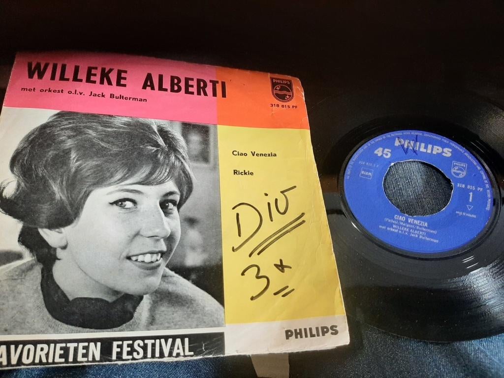 Willeke Alberti – Ciao Venezia & Rickie 1962 -ook VERZENDEN, Ophalen, Gebruikt, Nederlandstalig