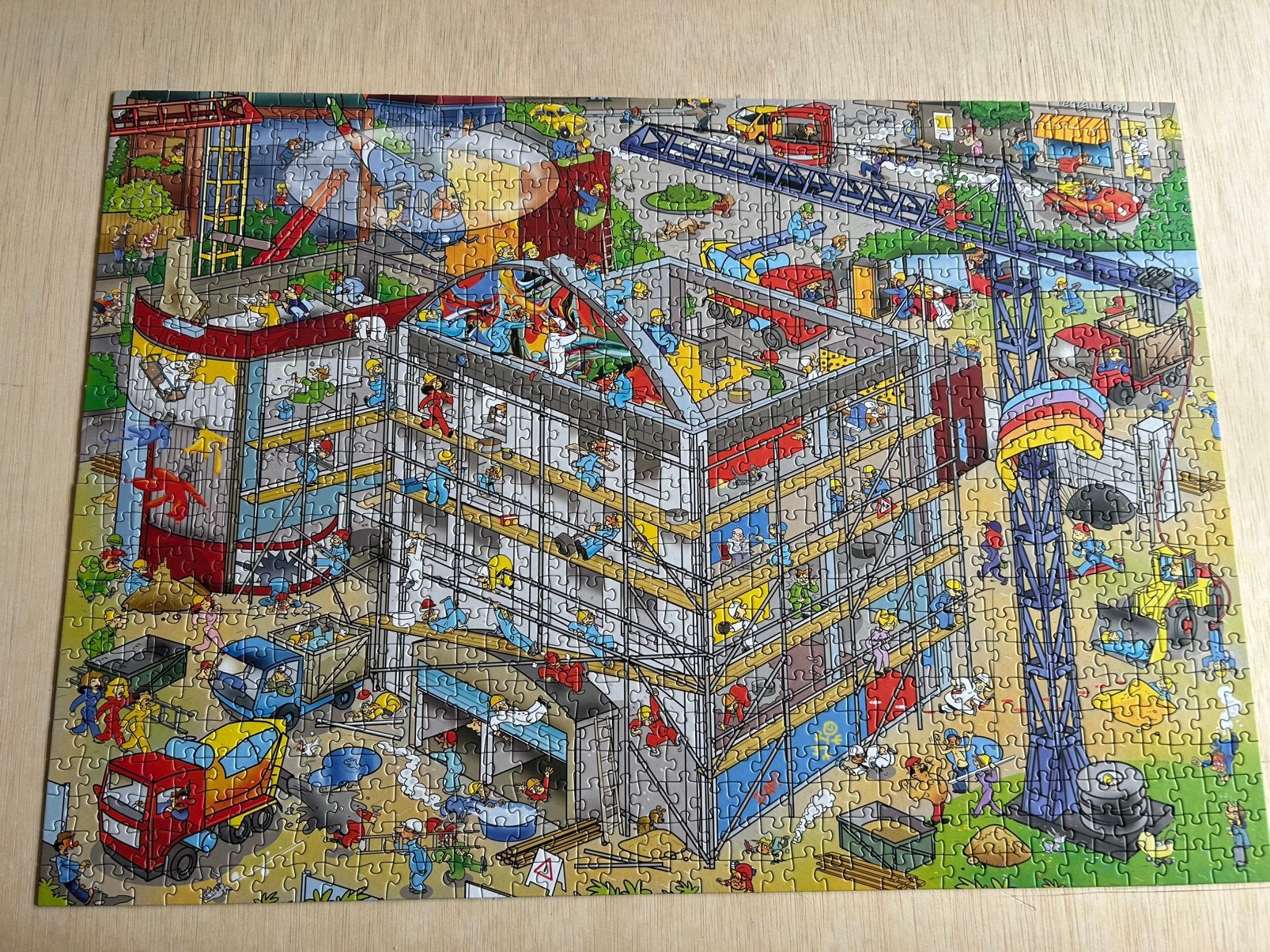 Puzzel Goliath 1000 stukjes, Hobby en Vrije tijd, Denksport en Puzzels, Ophalen, 500 t/m 1500 stukjes, Zo goed als nieuw