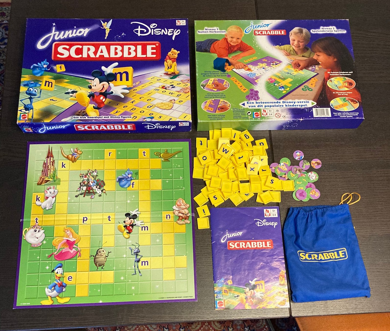 Scrabble junior Disney, Ophalen of Verzenden, Gebruikt