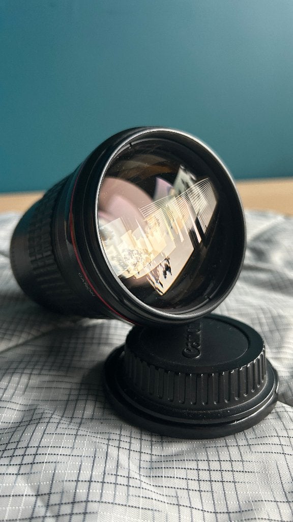 Canon EF 135mm f/2 L USM, Autofocus, Canon, Zo goed als nieuw, Canon EF