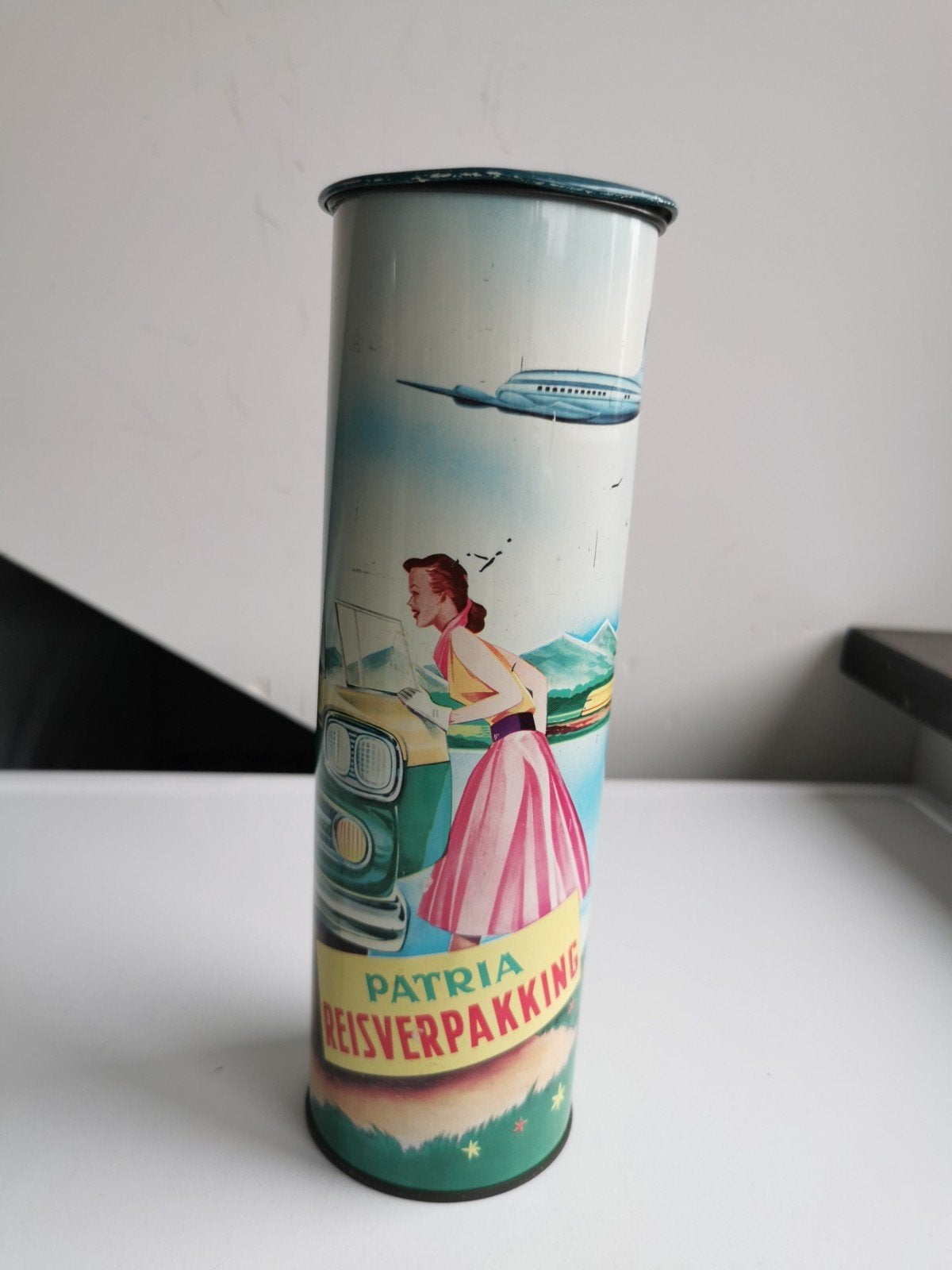 Vintage Patria Digestive blik jaren '50-'60 - Reisverpakking, Verzamelen, Ophalen of Verzenden, Gebruikt, Koek(jes), Overige merken