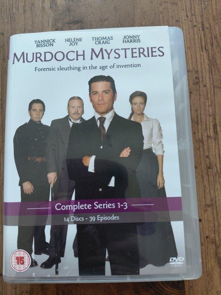 DVD Murdoch mysteries seizoen 1 t/m 3, Vanaf 16 jaar, Ophalen of Verzenden, Zo goed als nieuw, Boxset