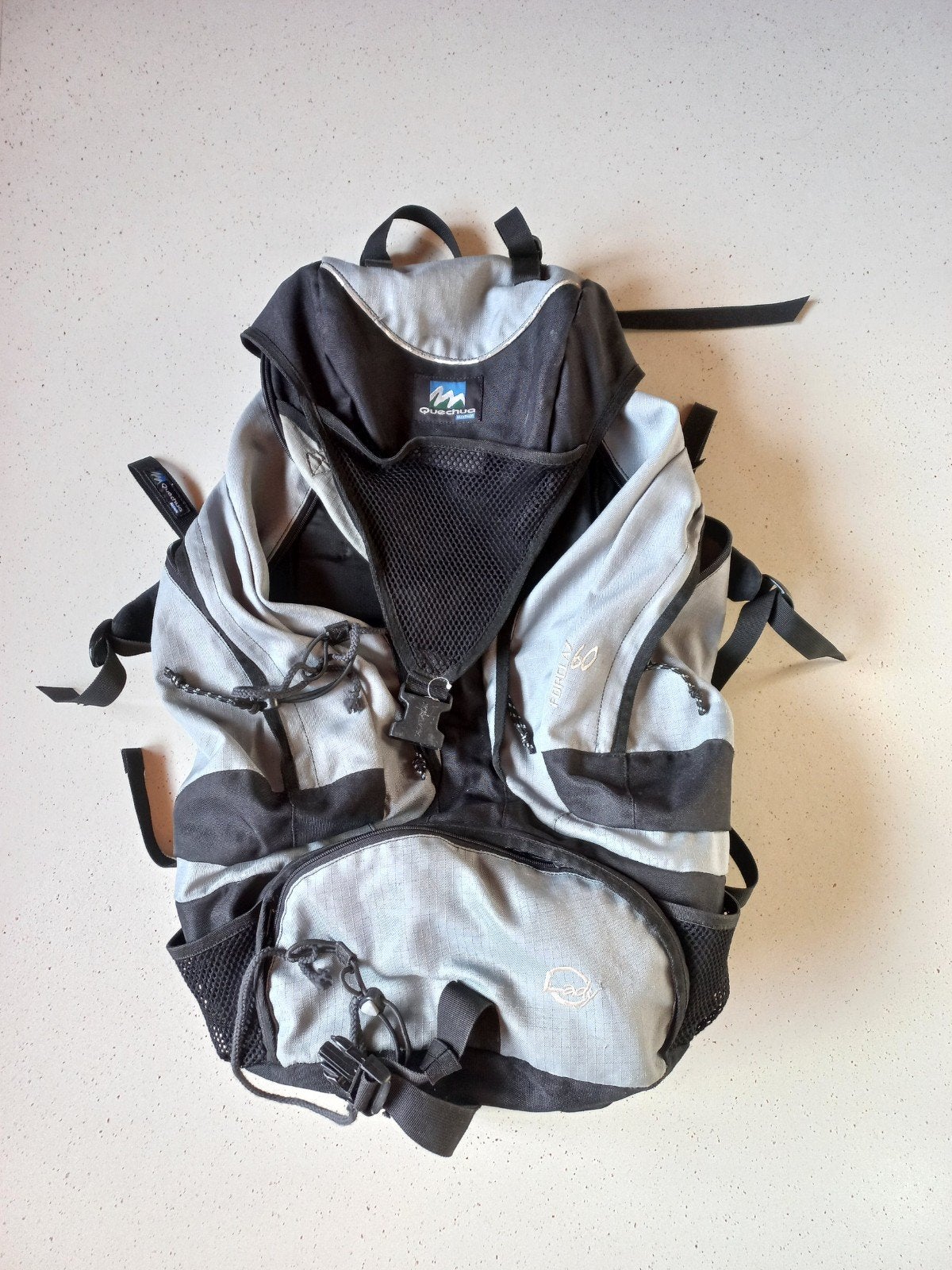 backpack Forclaz 60 liter, Ophalen, Gebruikt, Rugzak