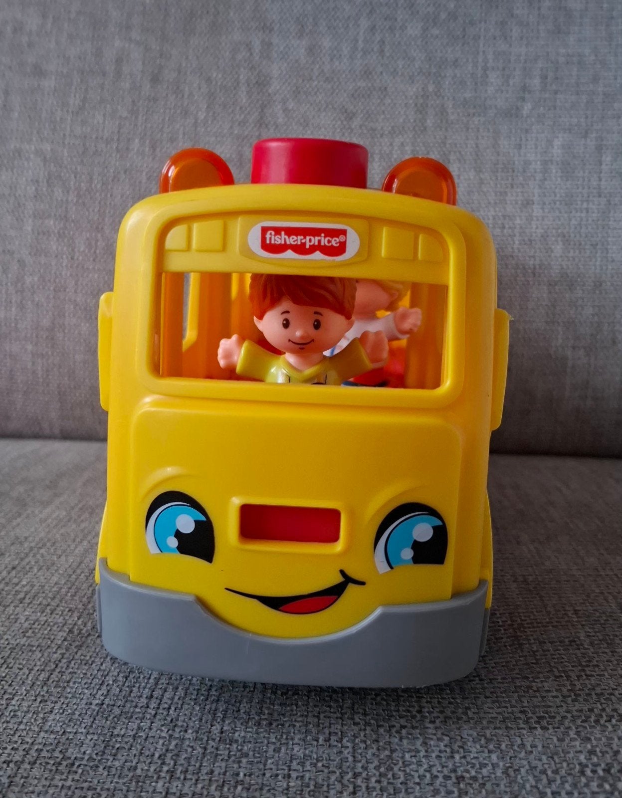 Fisher price little people schoolbus, Ophalen of Verzenden, Zo goed als nieuw, Speelset