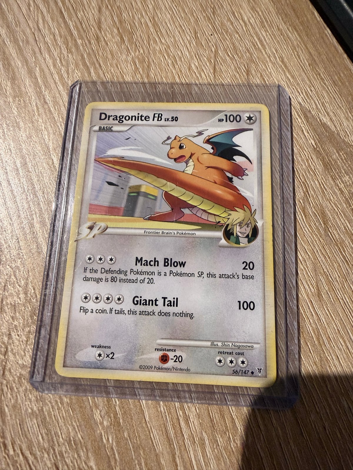 Dragonite FB Lv.50 Pokémon Kaart - SP Frontier Brain's, Ophalen of Verzenden, Zo goed als nieuw, Losse kaart