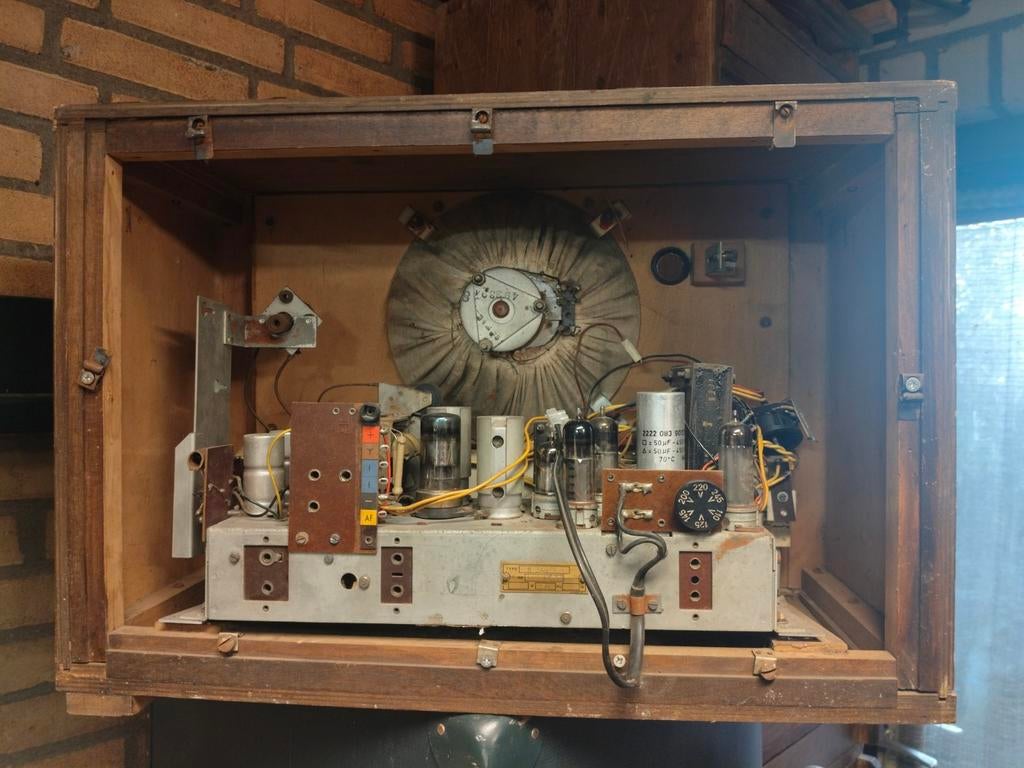Sloop buizenradio NSF H348A voor onderdelen, Antiek en Kunst, Ophalen of Verzenden