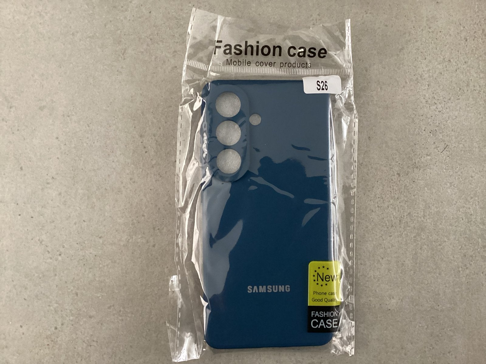 Donkerblauw Hoesje voor Samsung S26 - Nieuw en Stijlvol, Ophalen of Verzenden, Nieuw, Overige modellen, Hoesje of Tasje