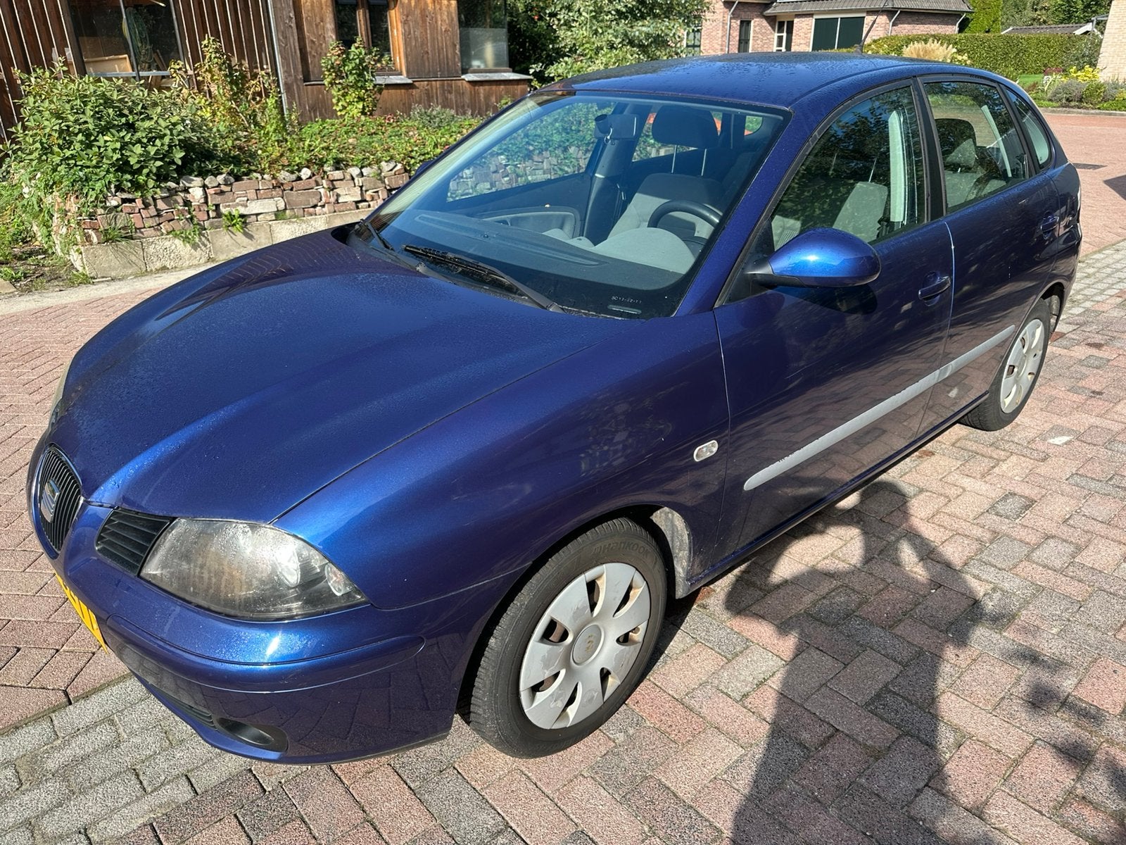 Seat Ibiza 1.4 16V 55KW 2002 Blauw, Voorwielaandrijving, 74 pk, Zwart, 4 cilinders