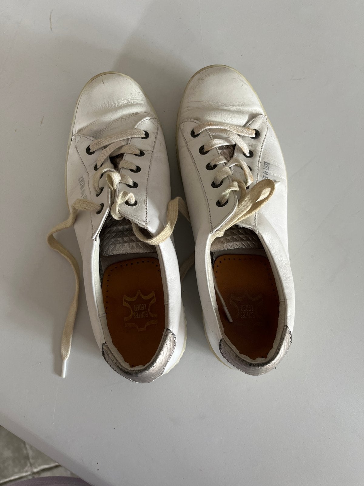 Witte Cycleur de LUXE sneakers - Maat 40, Ophalen of Verzenden, Gedragen, Wit, Sneakers of Gympen