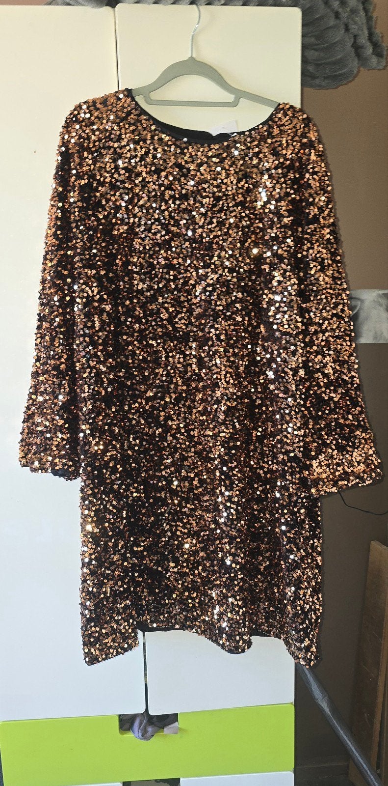 Nieuwe dames pailletten jurkje maat 3xl 52/54, Kleding | Dames, Grote Maten, Ophalen, H&M, Jurk, Nieuw