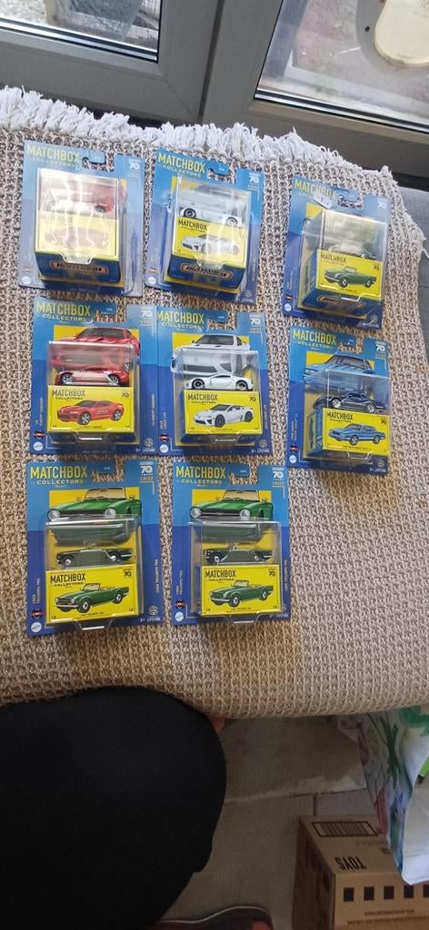 Matchbox 8 stuks in box, Hobby en Vrije tijd, Modelbouw | Auto's en Voertuigen, Ophalen of Verzenden