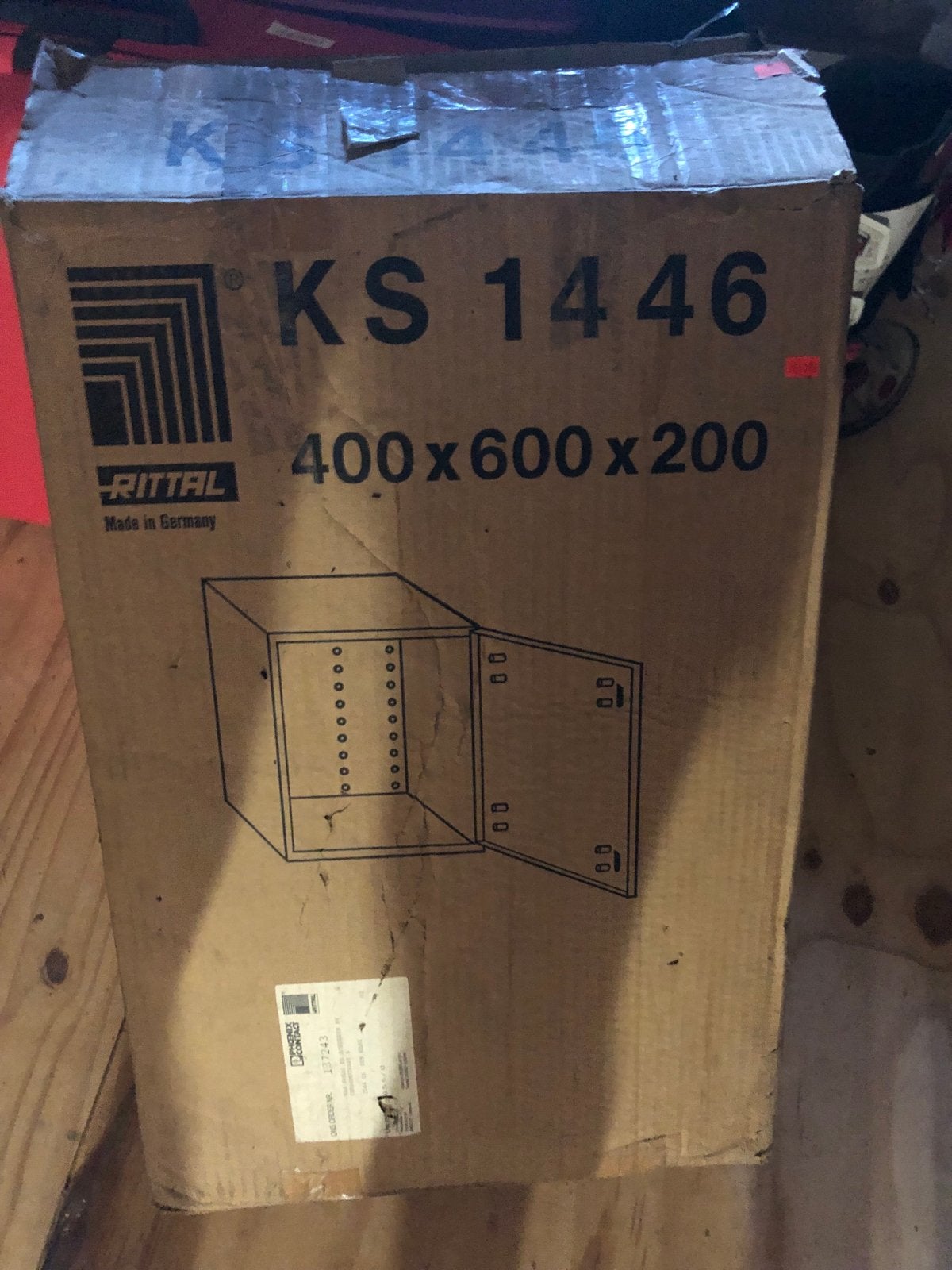 Rittal kunststof schakelkast met grondplaat 60x40x20cm, Doe-het-zelf en Verbouw, Ophalen, Nieuw, Overige merken, Overige typen