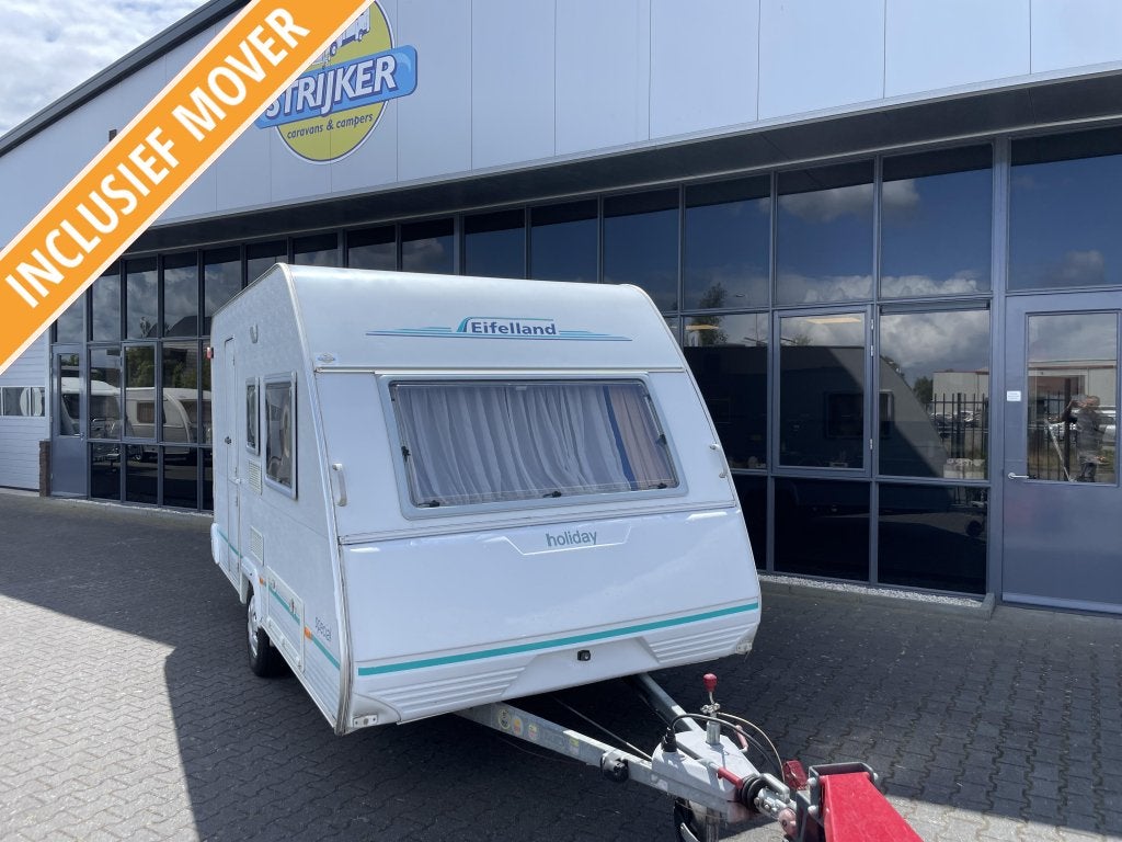 Knaus Eifelland Holiday Special 400 Bed + Zit WC 830KG leeg, Caravans en Kamperen, Caravans, Schokbreker, Bedrijf, Treinzit, Eifelland