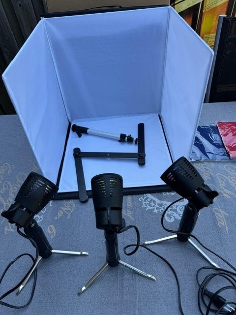 Foto studio, Ophalen of Verzenden, Zo goed als nieuw, Complete fotostudio
