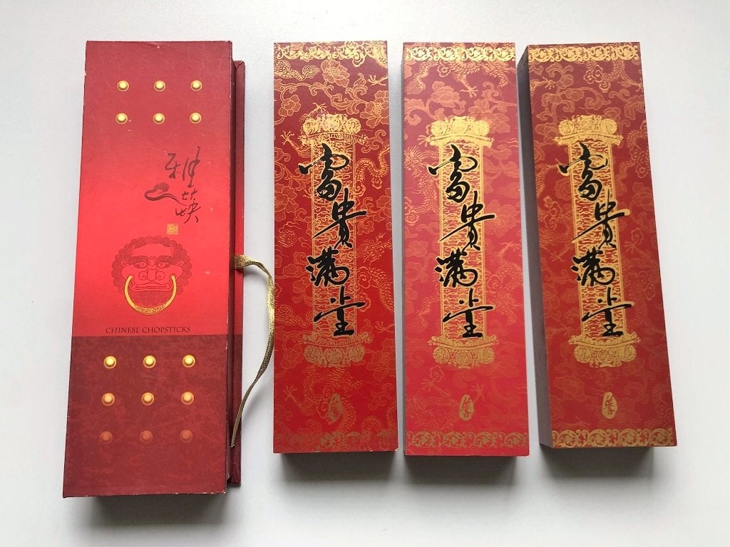 Sushi Chinese Eetstokjes Hout Stokjes Panda Vogel Geisha, Antiek en Kunst, Ophalen of Verzenden