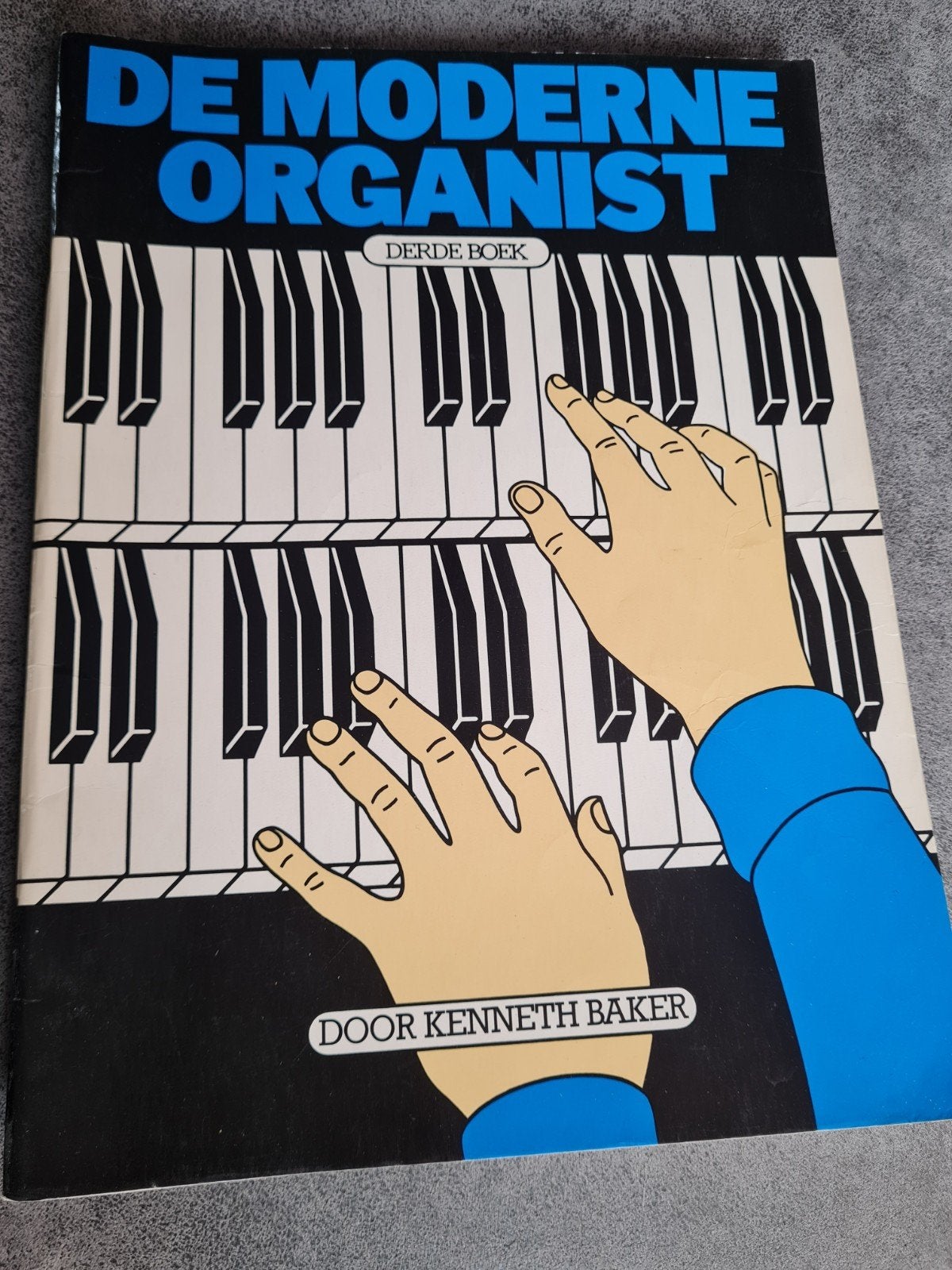 De Moderne Organist - Derde Boek door Kenneth Baker, Orgel, Gebruikt, Overige genres, Les of Cursus