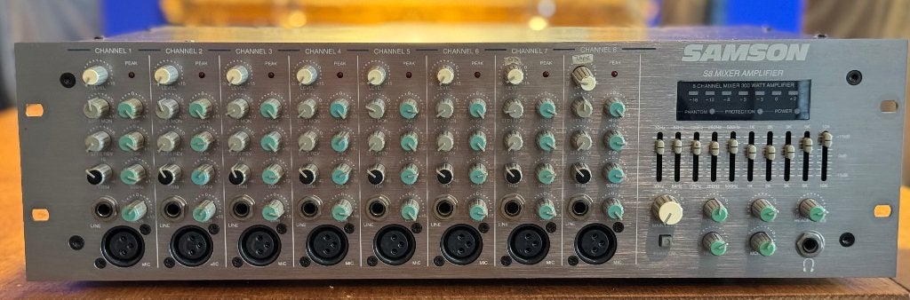 Samson 8 kanaals mixer, Audio, Tv en Foto, Ophalen of Verzenden, Zo goed als nieuw, Overige typen, Overige merken