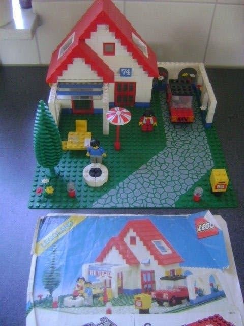 Lego set 6374, holiday home'--uit de klassieke Legoland, Ophalen of Verzenden, Gebruikt, Lego