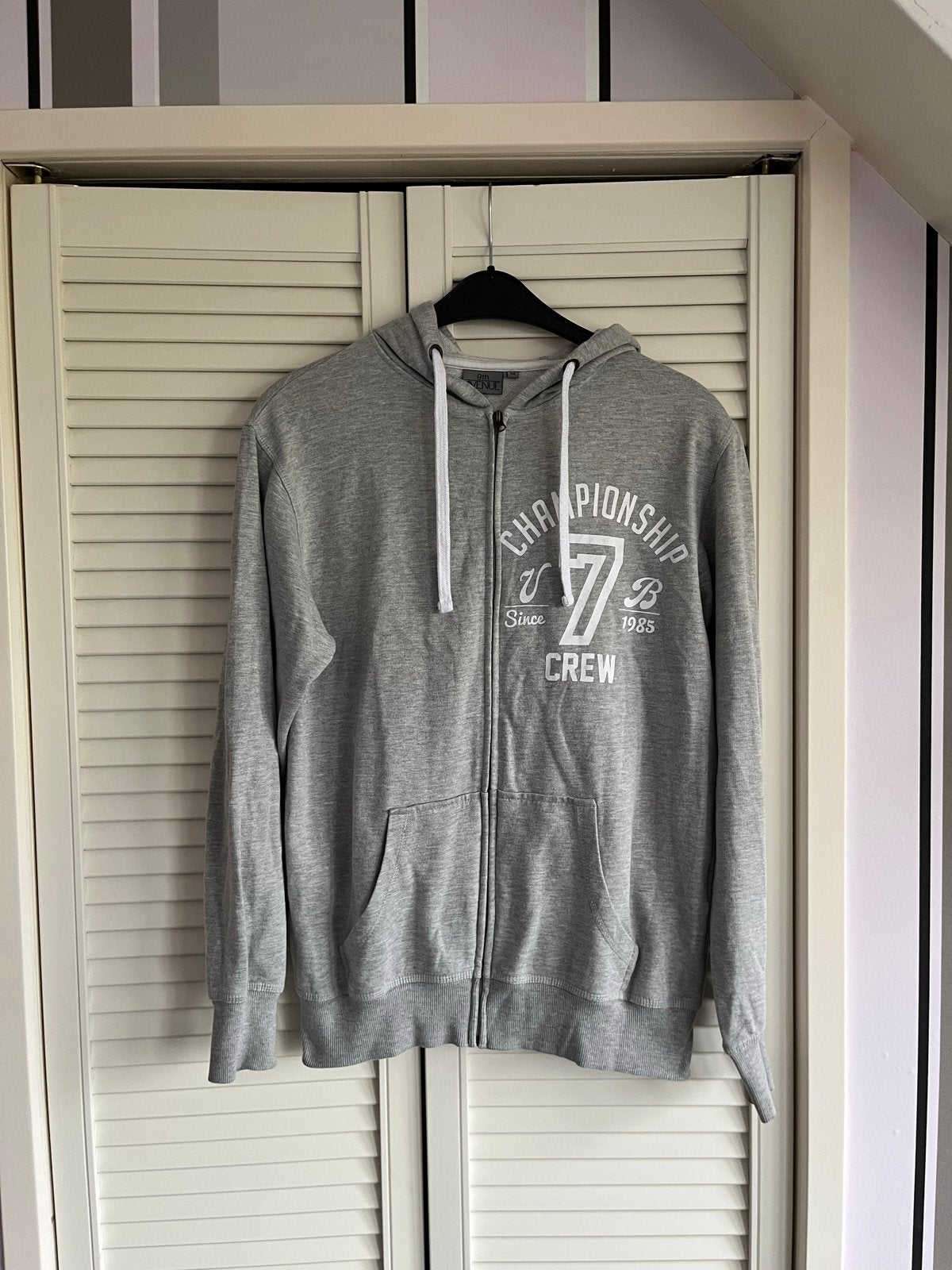 Heren hoodie met rits - 9th Avenue - Maat M, Ophalen of Verzenden, Gedragen, Maat 48/50 (M), Grijs