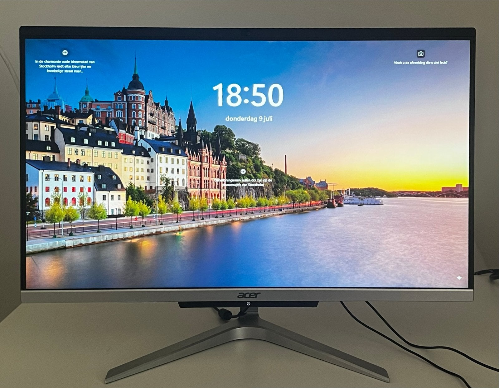 Acer Aspire C24-960 All-in-One PC - i5, 8GB RAM, Windows 11, Ophalen, Met monitor, 8 GB, Minder dan 2 Ghz