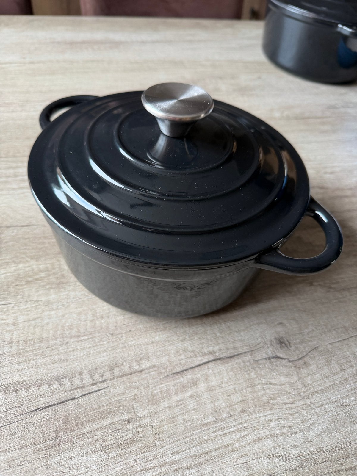 Nieuwe Gietijzeren Braadpan - Zwart met Deksel, Eu, Eu, Met handvatten, Nieuw