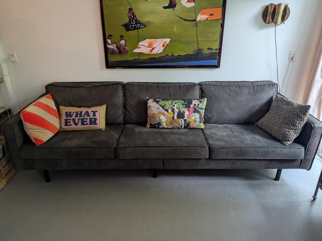 BePure Rodeo 3-zitsbank, Ophalen, 75 tot 100 cm, Leer