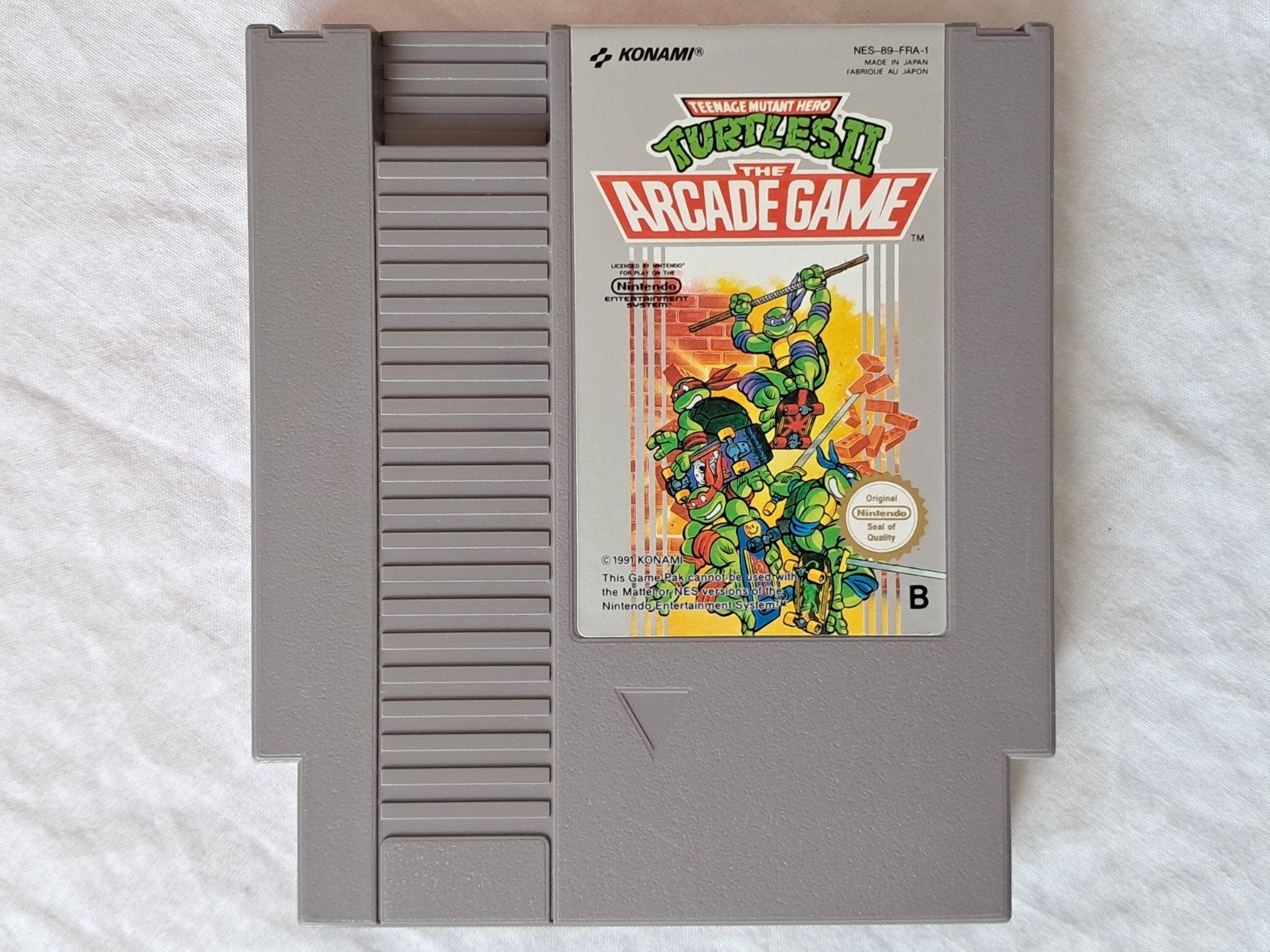Turtles II (2) The Arcade Game - Nintendo NES, Spelcomputers en Games, Games | Nintendo NES, Gebruikt, Vechten, 2 spelers, Eén computer