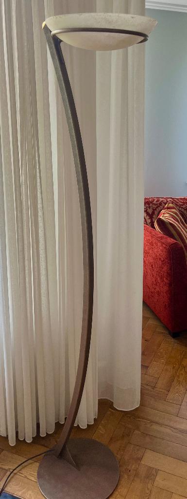Bronzen vloerlamp (183 cm)., Ophalen, Zo goed als nieuw, 150 tot 200 cm