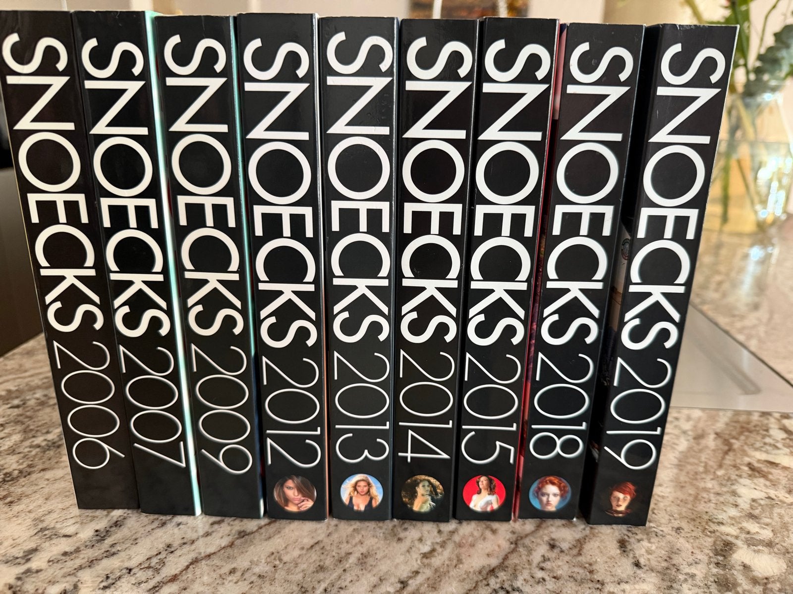 Snoecks Jaarboeken Collectie 2006-2019 (9 stuks), Ophalen of Verzenden, Zo goed als nieuw, België