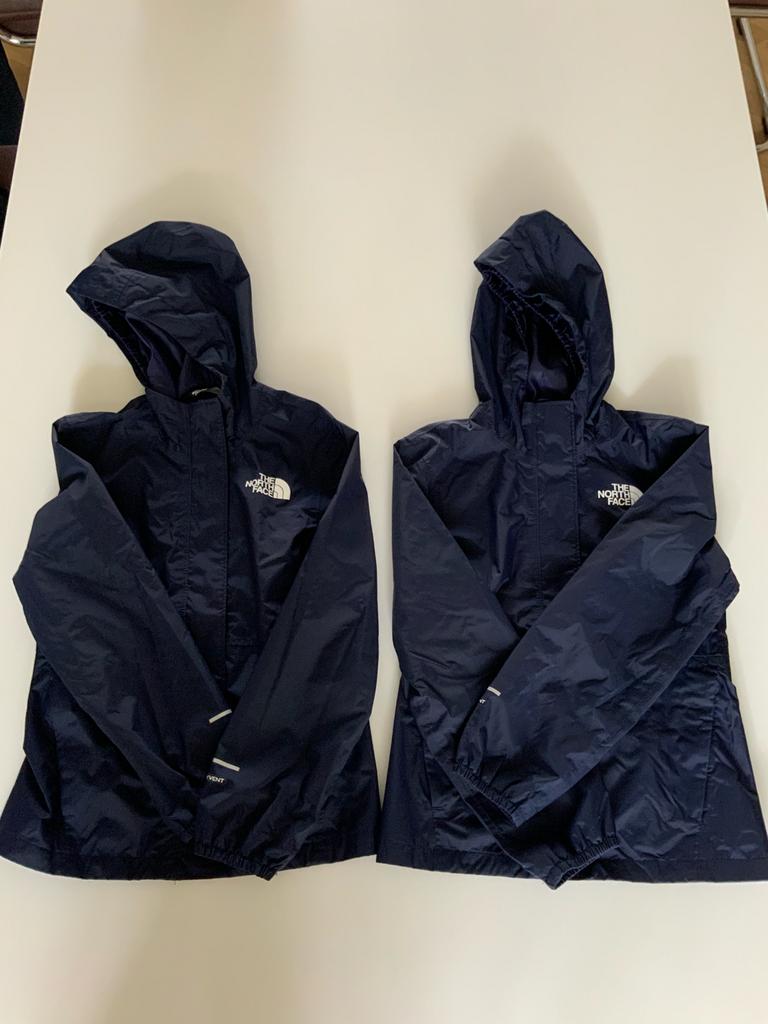 ZGAN The North Face Antora regenjas meisjes blauw maat S/140, Ophalen of Verzenden, Zo goed als nieuw, Regenjas, Kinderen